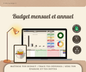 Budget mensuel et annuel