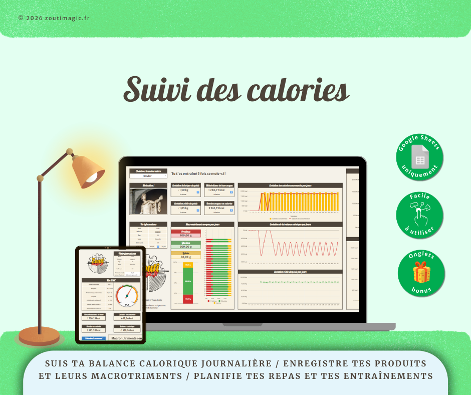 Suivi des calories