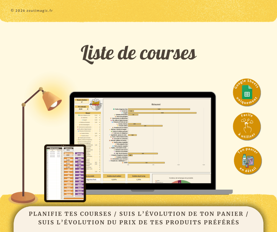 Liste de courses