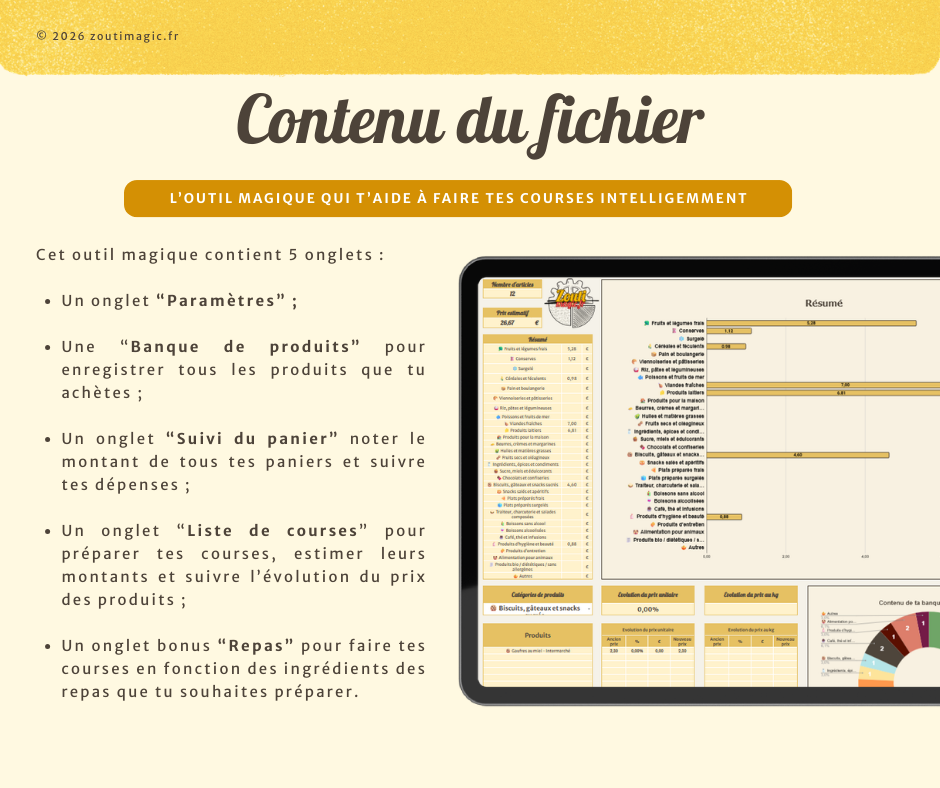 Liste de courses