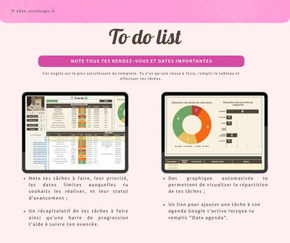 To do list et Agenda