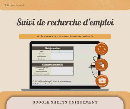 Suivi de recherche d'emploi