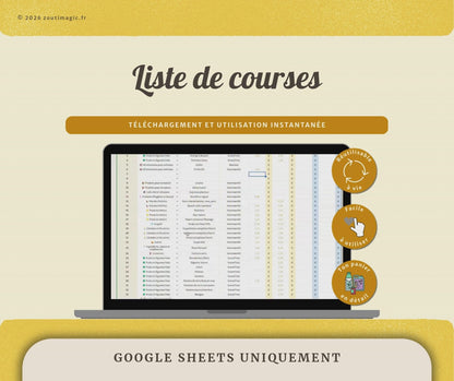 Liste de courses